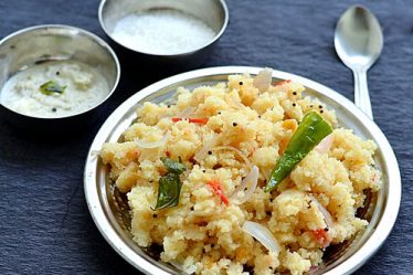 Upma Recipe with Rava for breakfast