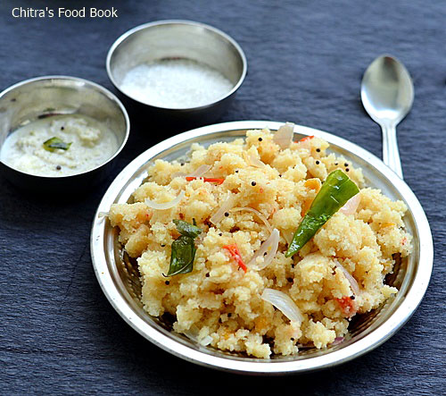 Upma Recipe with Rava for breakfast