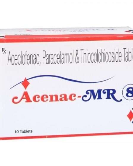 Acenac MR 4 Tablet Uses, Side Effects, benefits, Price, Precautions, Substitute