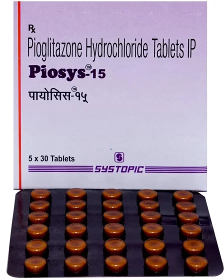 Piosys 15 Tablet Uses, Side Effects, Benefits, Price, Precautions, Substitute