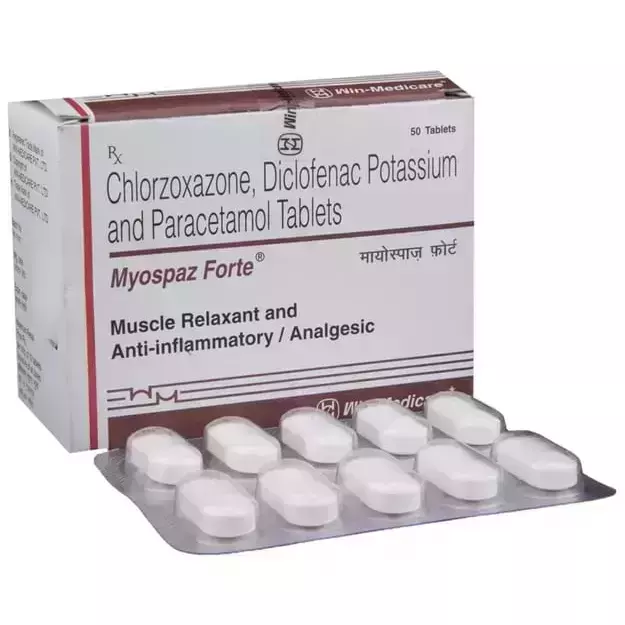 Myospaz Forte Tablet Uses, Side Effects, Benefits, Price, Precautions, Substitute