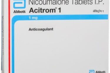 Acitrom 1 Tablet, Uses, Side Effects, Benefits, Price, Precautions, Substitute