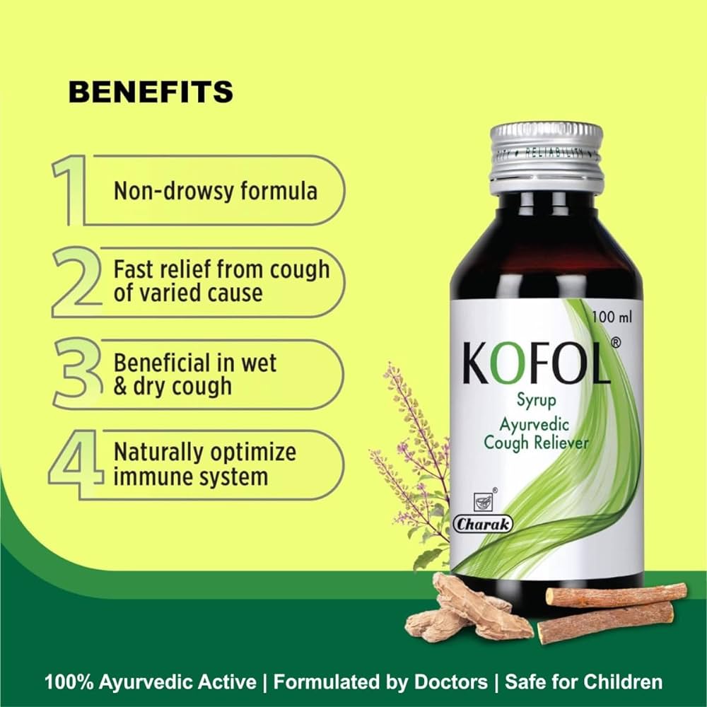 Charak Kofol Ayurvedic Syrup for Cough