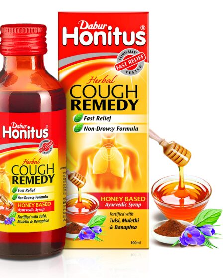 Dabur Honitus Cough Syrup | Fast Relief From Cough & Cold, Sore Throat 